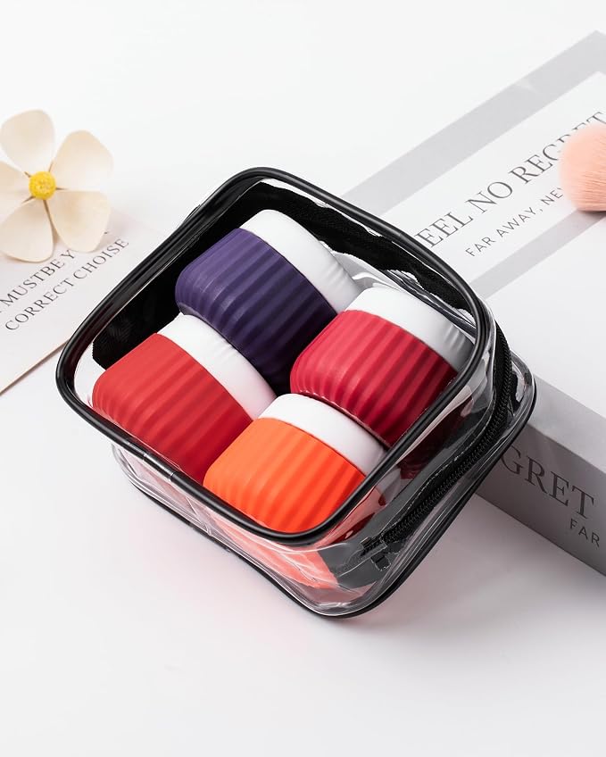 Travel Containers for Toiletries 4 Pack, TSA Approved Travel Size Toiletries - Image 6