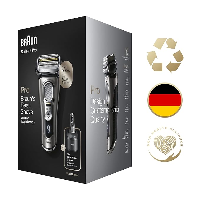Braun Electric Razor for Men, Series 9 Pro 9465cc Wet & Dry Electric Foil Shaver - Image 12
