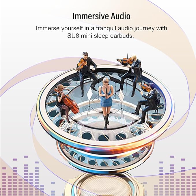 Sleep Earbuds Bluetooth 5.4 in Ear Light-Weight Headphones, Mini Sleep - Image 2