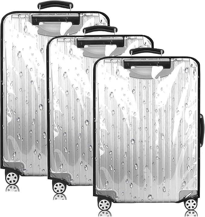 3 PCS PVC Luggage Protector Covers by Unknown