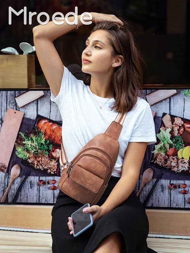 Sling Bag Crossbody Bags for Women Small Cross Body Bag Fanny Packs Chest Sling - Image 2