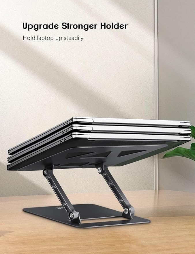 Adjustable Laptop Stand for Desk, Portable Laptop Stand Holder and Riser - Image 6