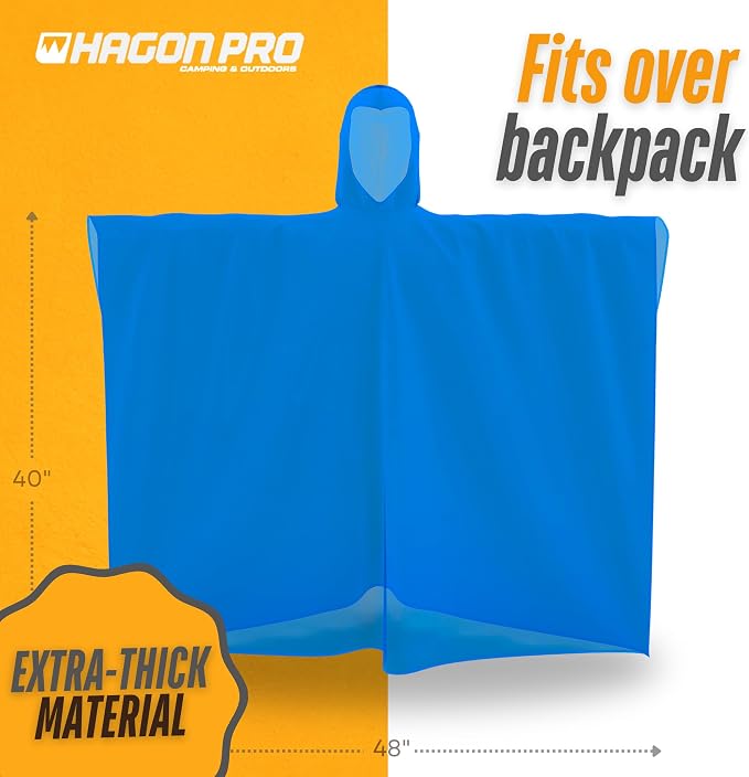 Hagon PRO Disposable Rain Ponchos - Image 5
