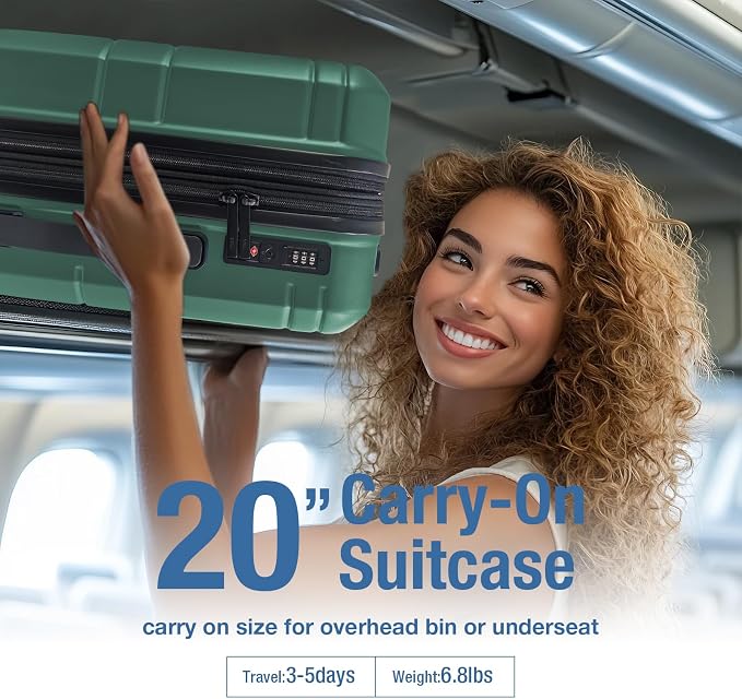 KYME Carry On Luggage 22x14x9 Airline Approved - Image 3