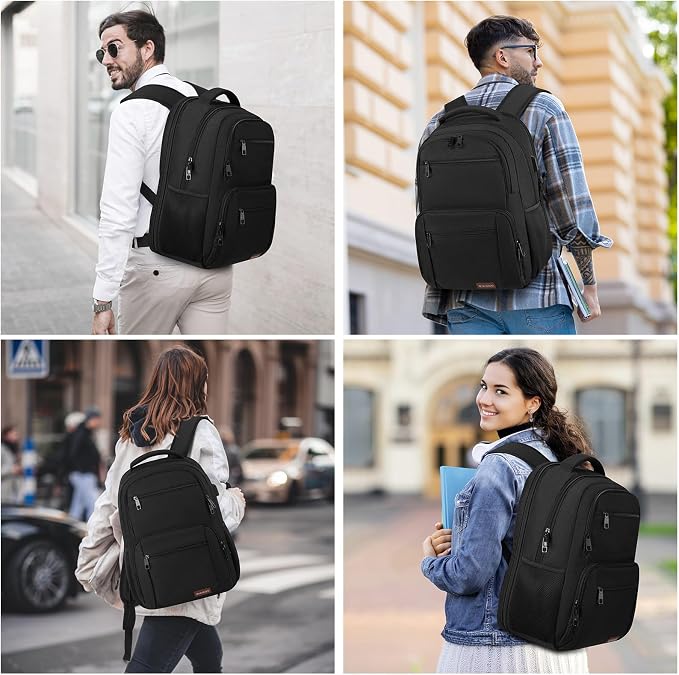 Backpack for Men and Women, School Backpacks for Teen Boys Water Resistant TSA - Image 8