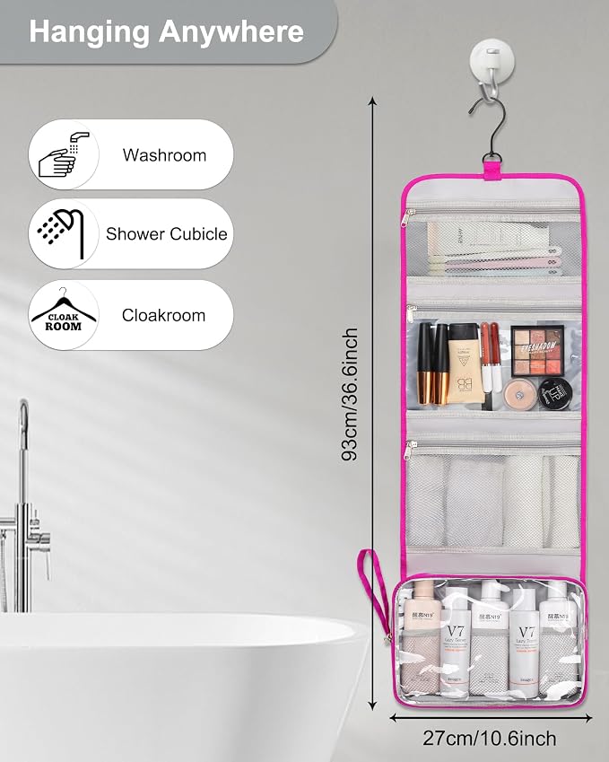Relavel HangingTravel Toiletry Bag - Image 3