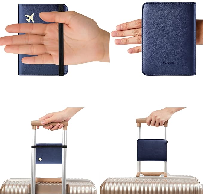 ZOPPEN Passport Holder Wallet, Passport Cover Travel Wallet Women Travel - Image 5