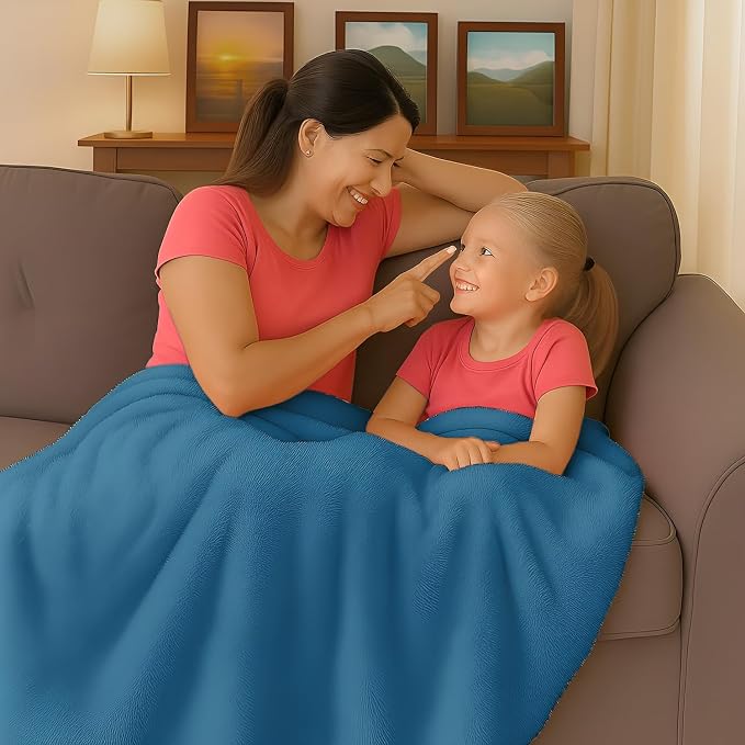 Melissa Large Travel Blanket and Inflatable Pillow Set - Image 4