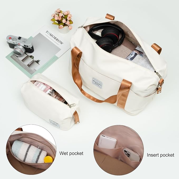 LONG VACATION 3 Piece Carry On Luggage 20 Inch Suitcase - Image 7