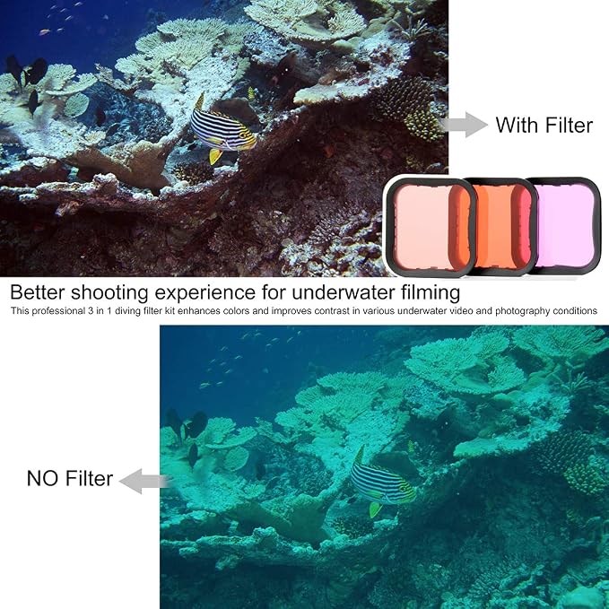 Waterproof Housing Case with Dive Filter - Image 7