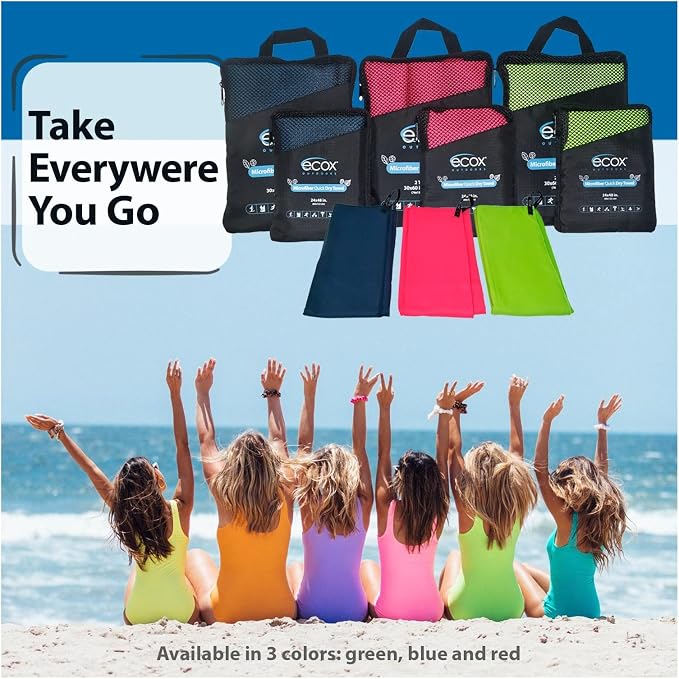 Outdoors Microfiber Towel Fast Drying Soft Feel Fast Action Drying - Image 3