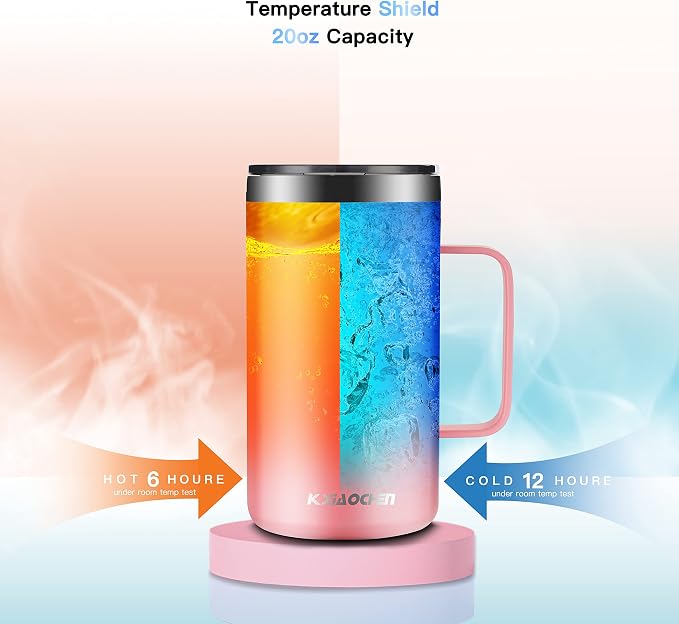 KXIAOCHEN 20oz Insulated Coffee Mug - Image 4