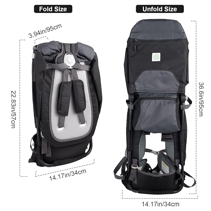 Baby Shoulder Carrier Baby Hiking Backpack Carrier - Image 3