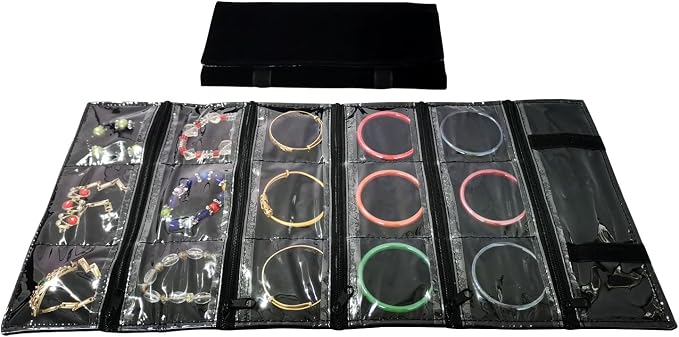 Travel Jewelry Roll Bag Portable Organizer Pouch - Image 2