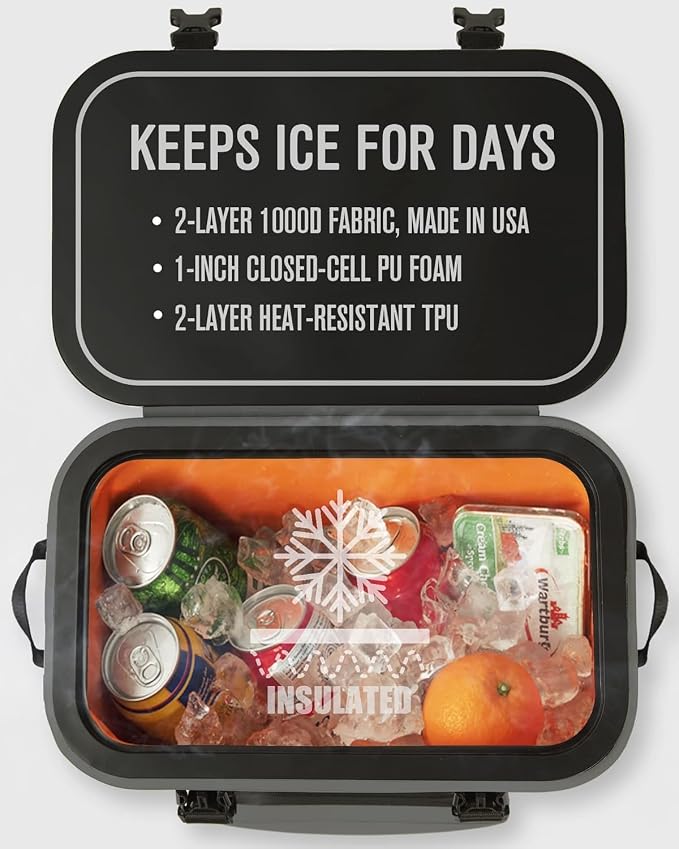 Magnetic Soft Cooler, Zipperless Soft Sided Cooler Bag - Image 4
