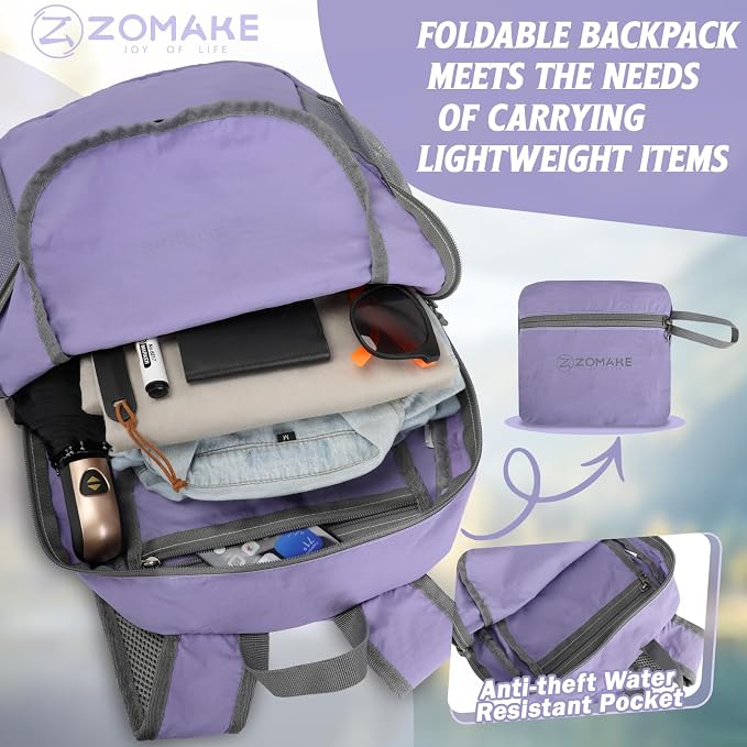 ZOMAKE Ultra Lightweight Hiking Backpack 20L - Image 3