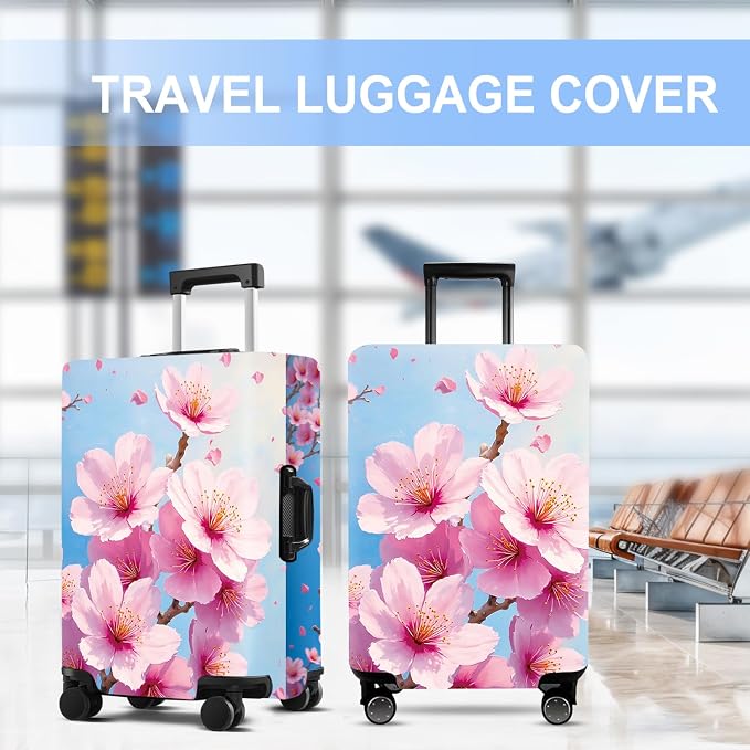 Luggage Cover Washable Suitcase Protector Anti-Scratch, Stretchable Fit - Image 5