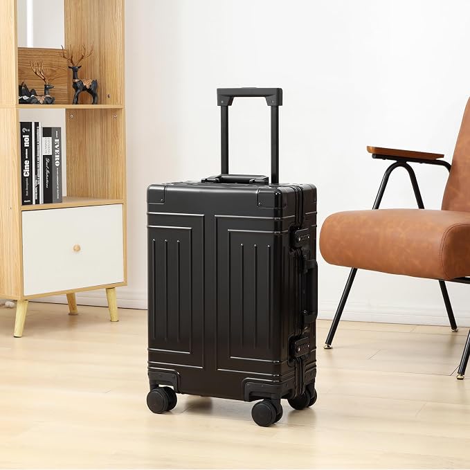All Aluminum Carry On Luggage，Cut from Whole Aluminum Sheet，22x14x9 Airline - Image 2