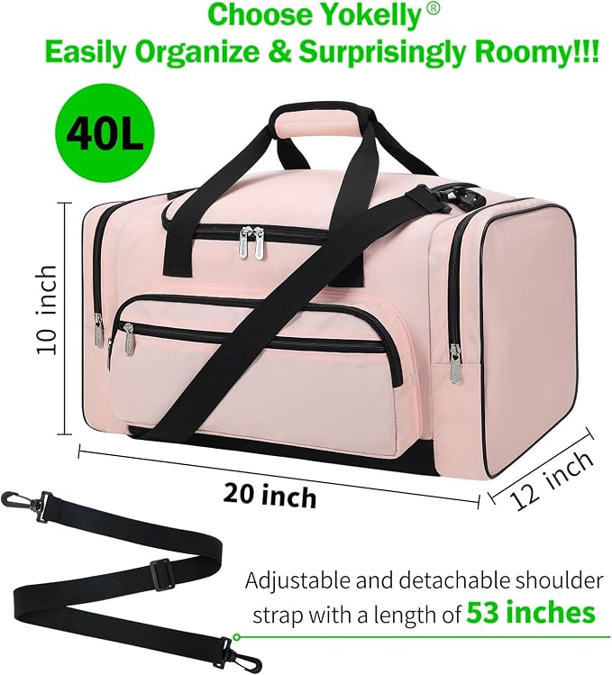 Sports Duffel Bag 20 inch for Travel Gym - Image 5