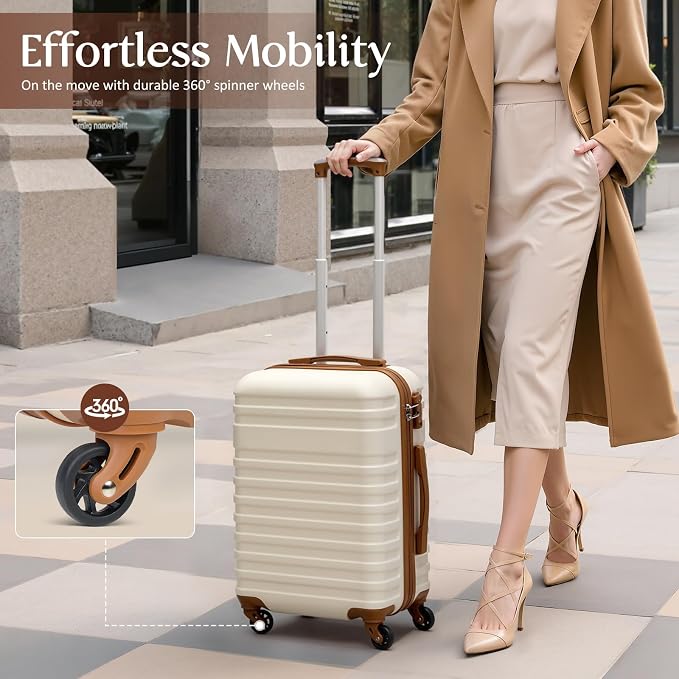 COOLIFE Luggage Carry On Luggage Suitcase Softside Wheeled Luggage Lightweight - Image 4