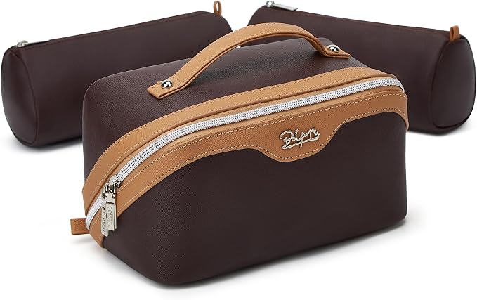 BOYATU Travel Makeup Bag Organizer Cosmetic Bag: 3 Pcs Set Make up Bags - Image 8