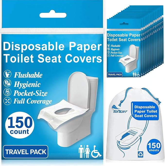 Disposable Toilet Seat Cover by SoNeat