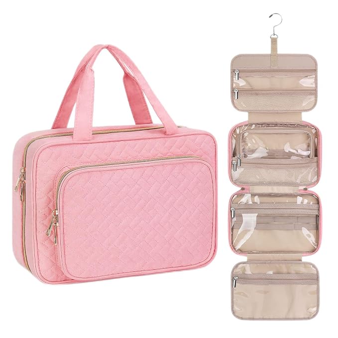 Wedama Toiletry Bag for Women, Medium Cosmetic Travel Bag, Hanging Toiletry Bag by Wedama