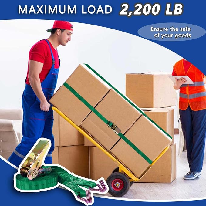 Ratchet Straps, 1 Inch x 16.4 Feet - Image 6