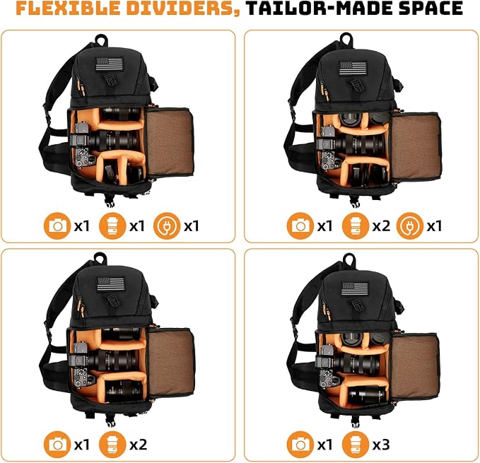 Camera Sling Bag for Photographers - Image 4