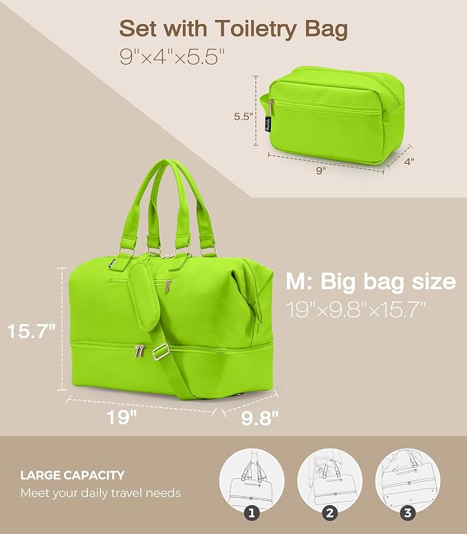 Weekender Bags for Women, Large Travel Duffel Bag - Image 4