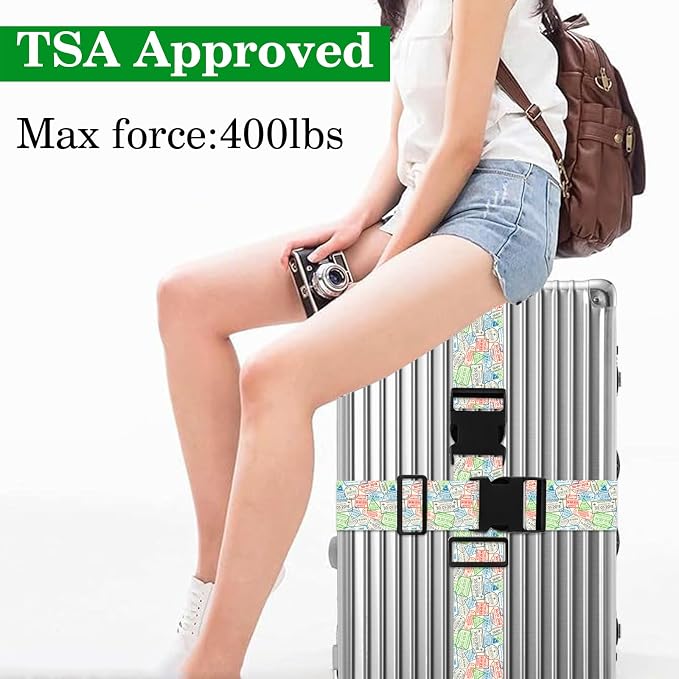 Luggage Straps for Suitcases TSA Approved, Luggage Identifiers for Suitcase - Image 5