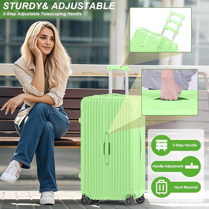 Krute Carry on Luggage 20 inch Suitcases - Image 4