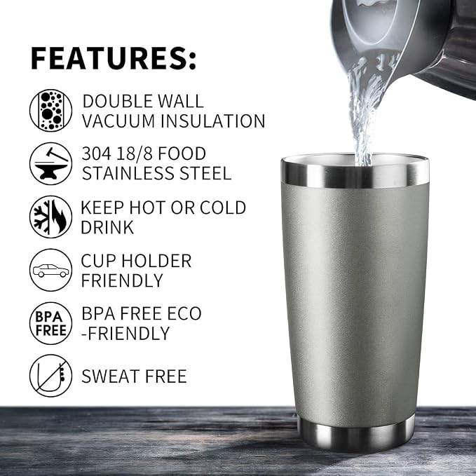 20oz Tumbler Bulk Stainless Steel Vacuum Insulated Tumblers - Image 4