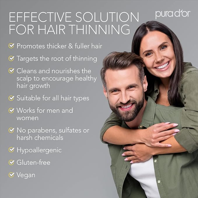 PURA D'OR Advanced Therapy Biotin Shampoo & Conditioner Hair Care Set - Image 4