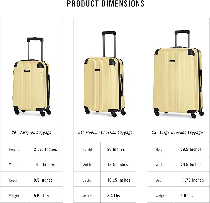 Kenneth Cole REACTION Out of Bounds, Pale Banana, 28-Inch Checked - Image 6