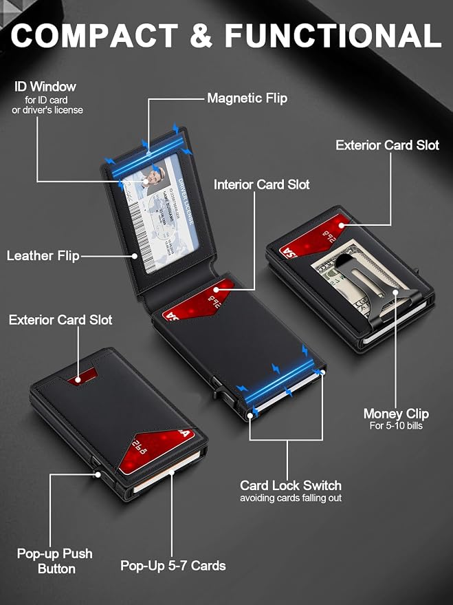 Wallet for Men RFID Wallet - Image 7