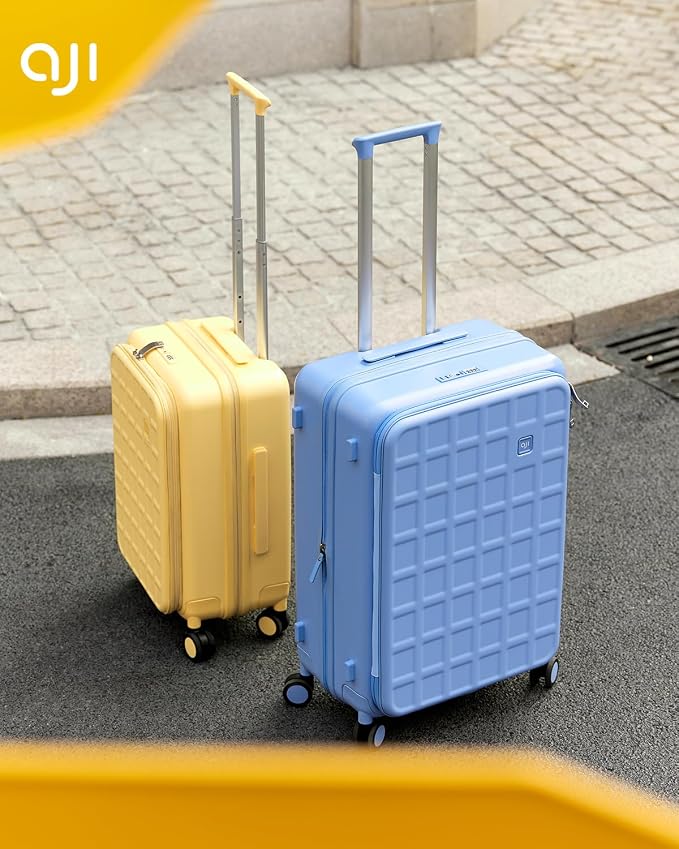 aji Expandable Top Opening Carry On Luggage Airline Approved, 20 Inch - Image 12