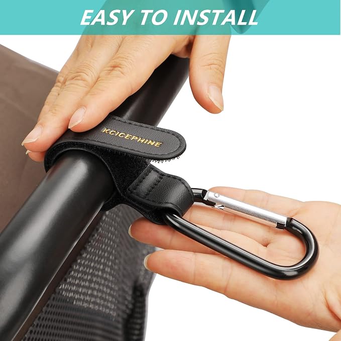 2 Pack Stroller Hooks, Stroller Straps - Image 5