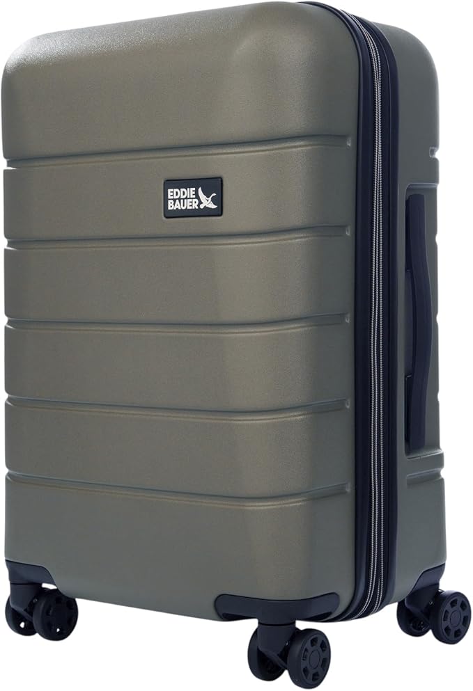 Eddie Bauer Glacier Checked 30" Luggage | Hardside | Spinner Wheels | - Image 4
