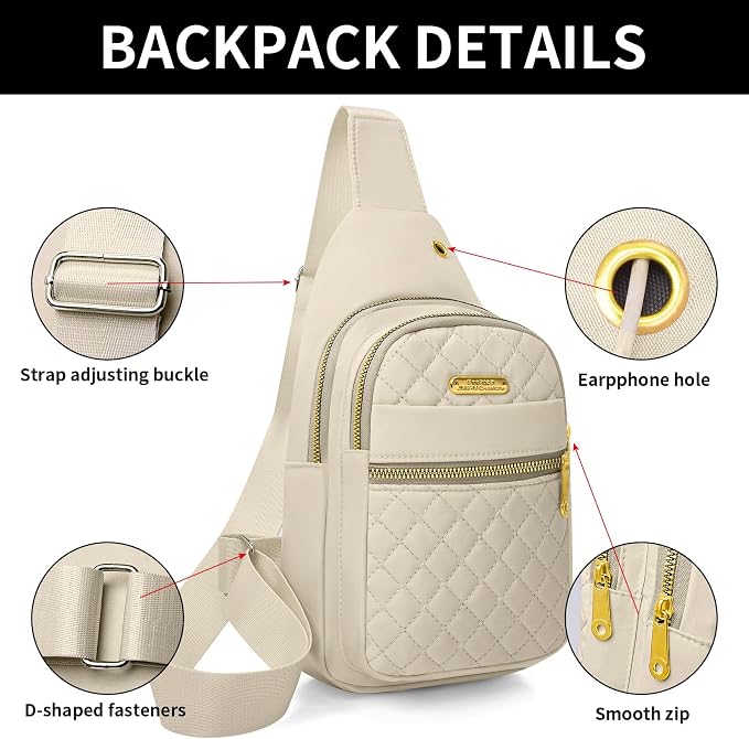 Small Sling Bag For Women Men Casual Crossbody Sling Backpack - Image 5
