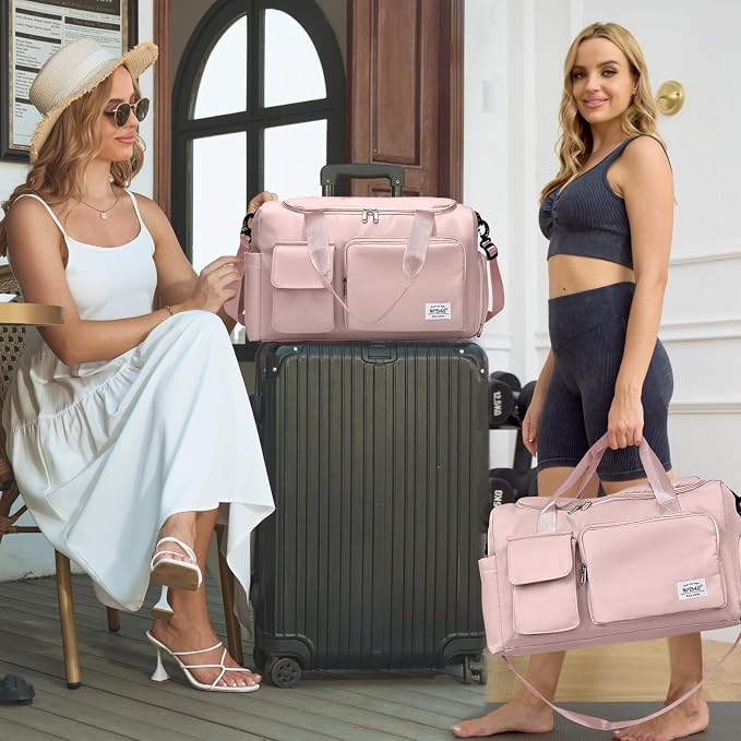 NPBAG Women Travel Duffel, Gym Workout Overnight Bag, Mommy Hospital Bag - Image 7