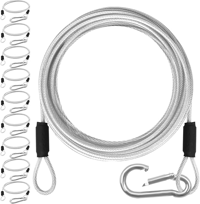 1/8 inch Stainless Steel Security Cable by VIVBOO