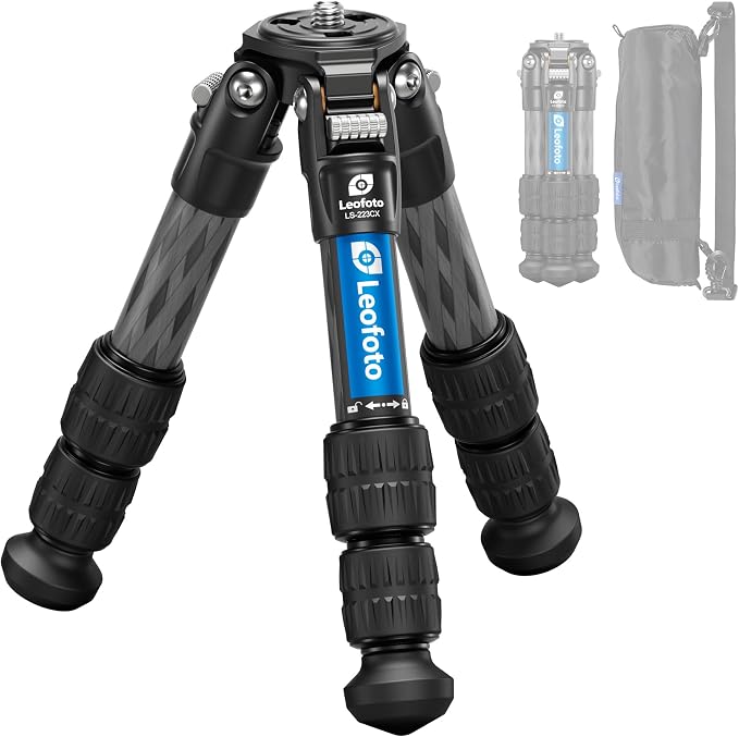 Travel Camera Carbon Fiber Mini Table Tripod, 14.5" Lightweight Desktop Tripod by Leofoto