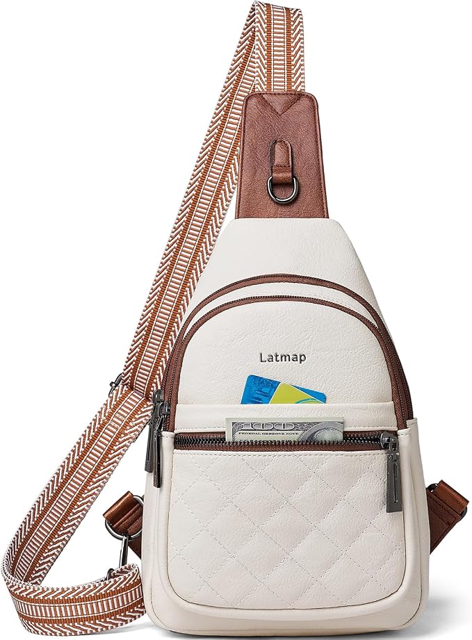 Sling Bag For Women Fanny Pack Crossbody Travel Shoulder Belt Bags Tote by LATMAP