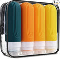 Travel Bottles for Toiletries, Tsa Approved 3oz Travel Size Containers BPA Free by Mrsdry
