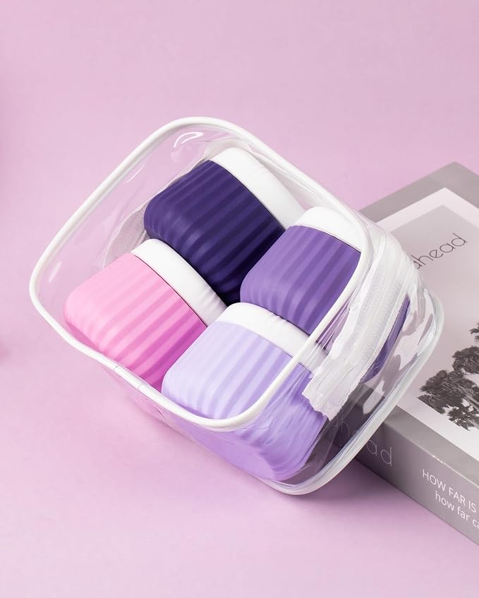Travel Containers for Toiletries 4 Pack, TSA Approved Travel Size Toiletries - Image 7
