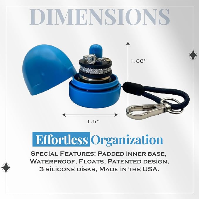 RING THING - Ring Holder Keychain, Jewelry Organizer and Storage, Portable - Image 7