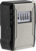 UPGRADE Extra Large Capacity Key Lock Box, Weatherproof Wall Mount Key Box by Fayleeko