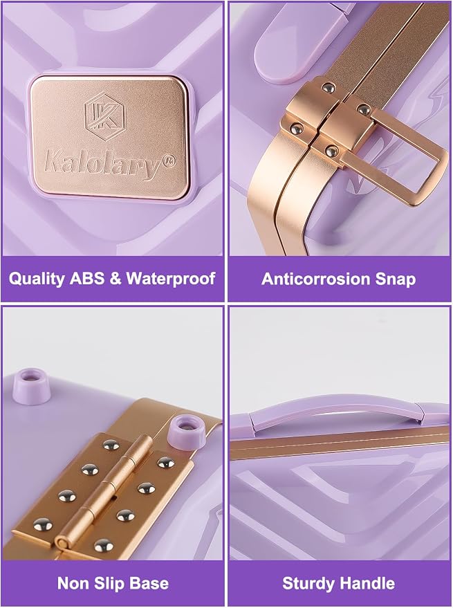 Kalolary Travel Makeup Train Cases - Image 4