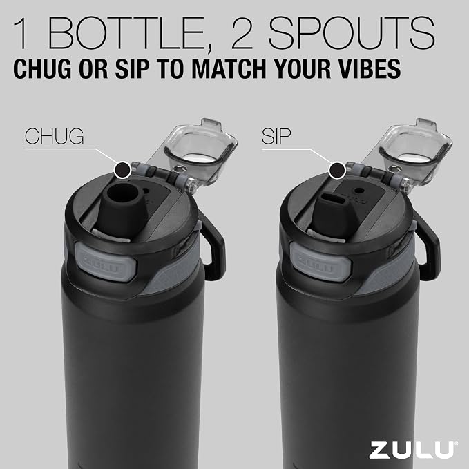 ZULU Powerfill Pro 32oz Stainless Steel Water Bottle - Image 7